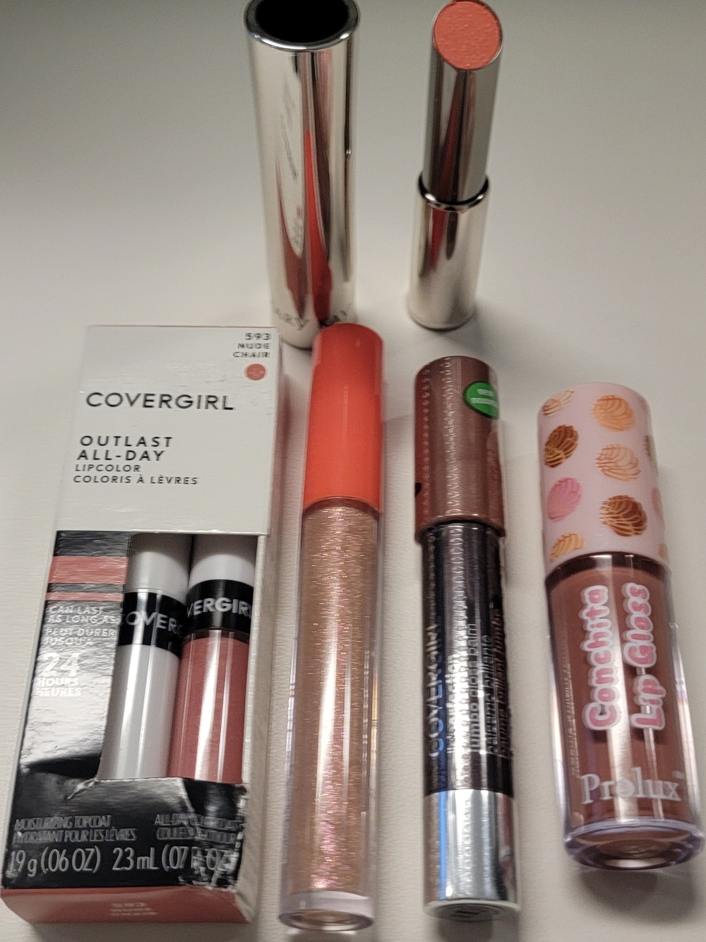Peachy Coral Lipstick & Gloss Bundle